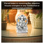 Ganesha Parad Idol (164 Gram, 2.5 Inch)