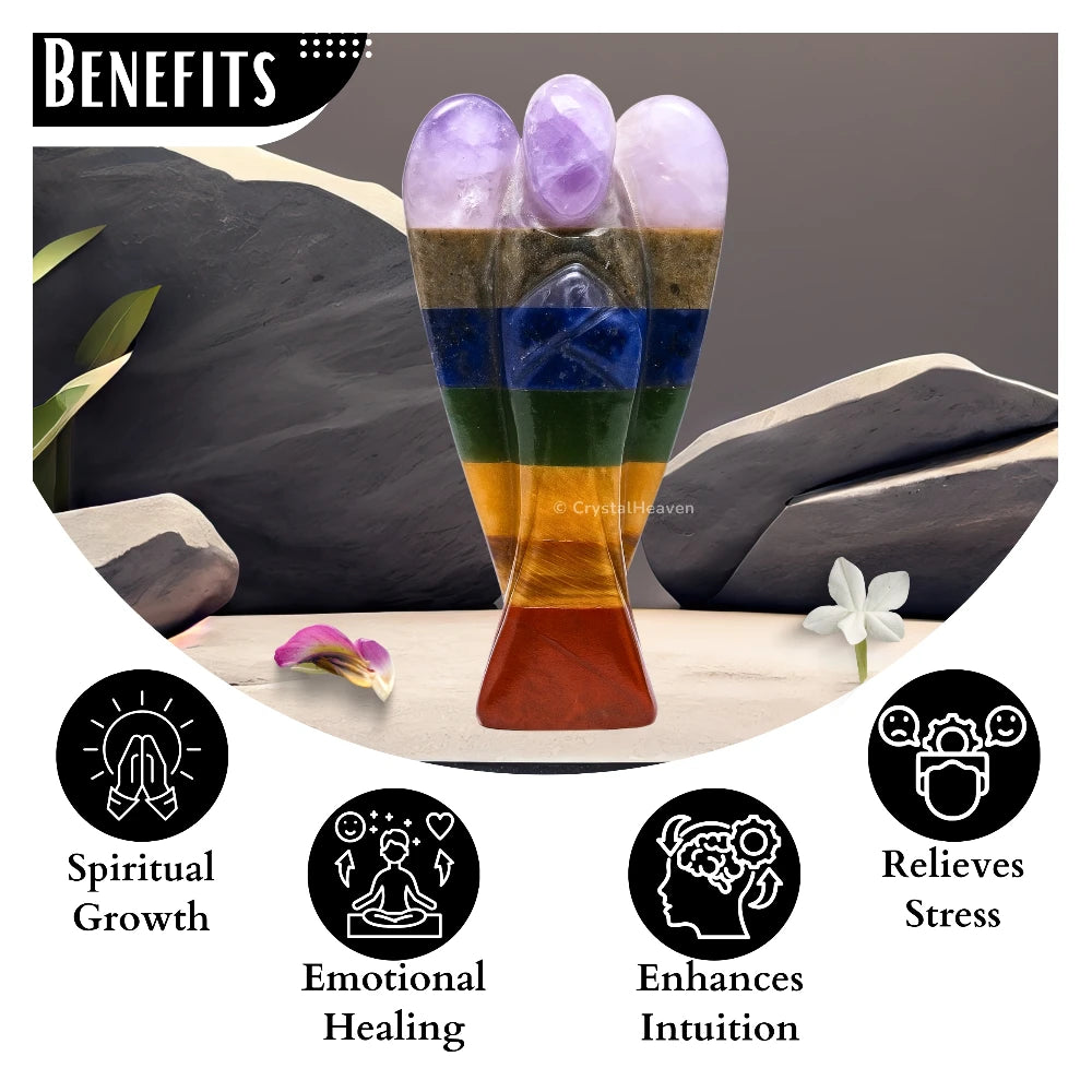 7 Chakra Angel (4 Inch)