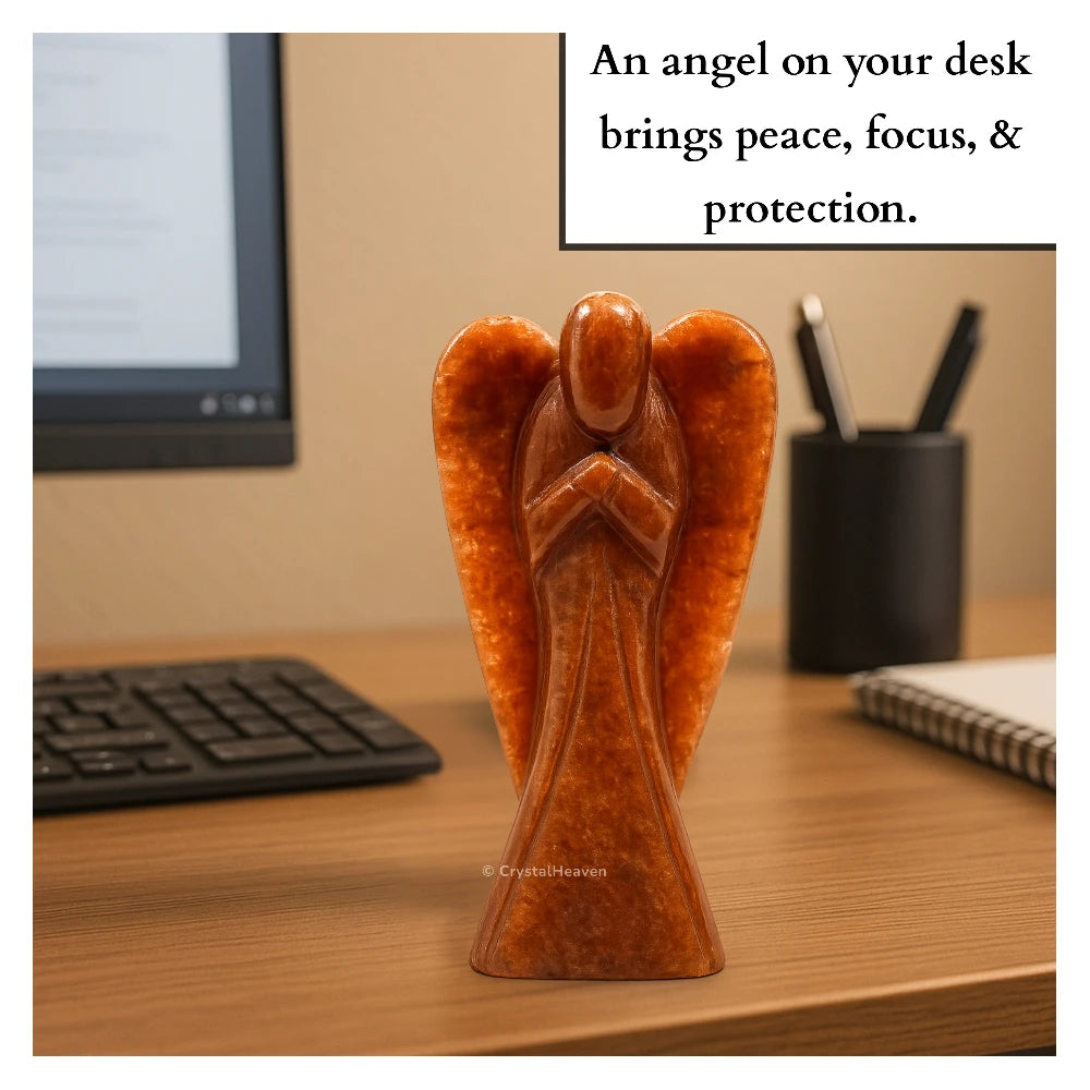 Red Aventurine Angel (4 Inch)