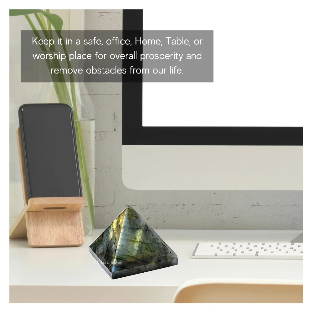 Labradorite Pyramid (2 Inch)