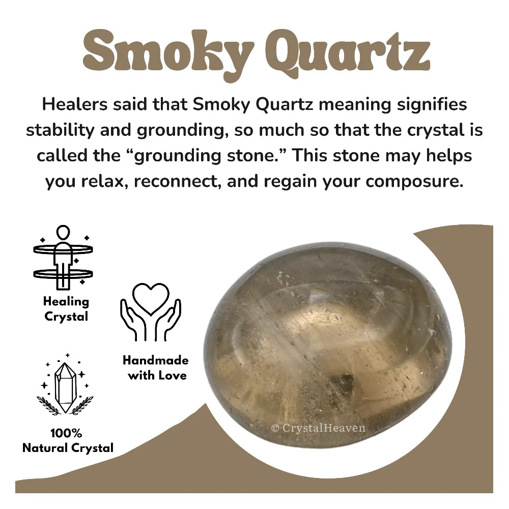 Tumbled Smoky Quartz Stones (30 Gram)