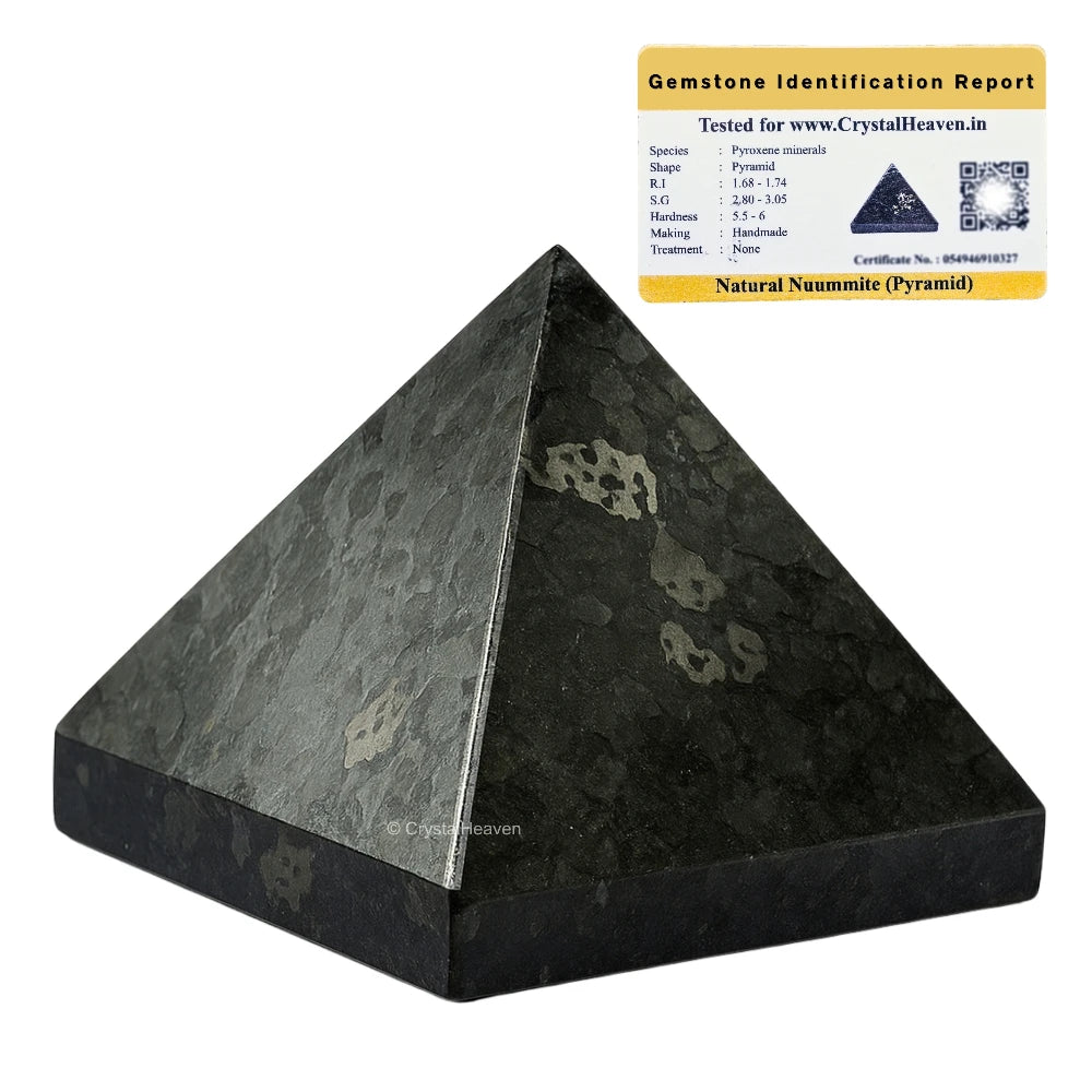 Nuummite Pyramid (2 Inch)
