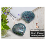 Ruby Kyanite Heart