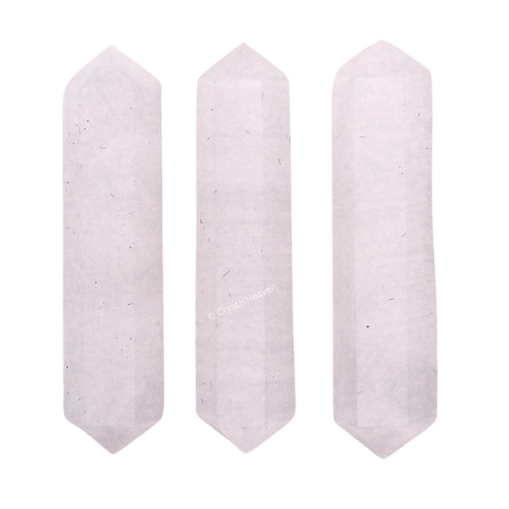 Pink Calcite Pencil Points (Double Terminated) (Set of 3)