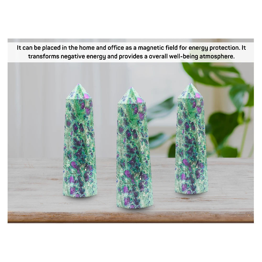 Ruby Fuchsite Tower