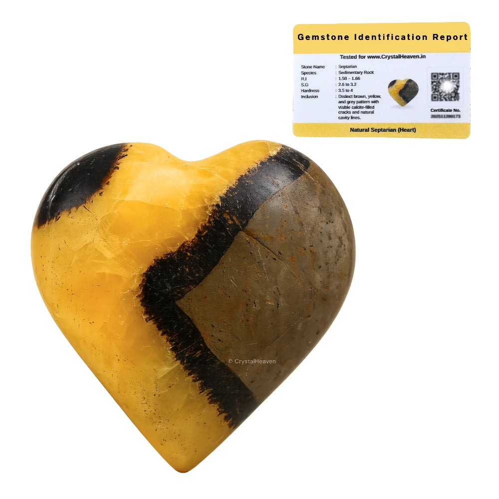 Septarian  Heart