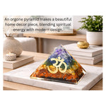 7 Chakra Orgone Pyramid (OM)