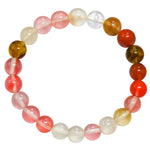 Multi Cherry Quartz Bracelet (Elastic)
