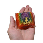 7 Chakra Onyx Orgone Pyramid (Buddha Yoga)
