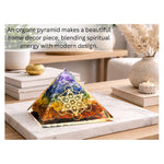 7 Chakra Orgone Pyramid (Metatron Cube)