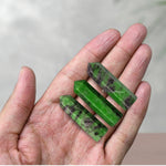 Ruby Zoisite Pencil Points (Set of 3)