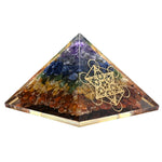 7 Chakra Orgone Pyramid (Metatron Cube)