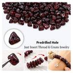 Garnet Chips - Pre Drilled