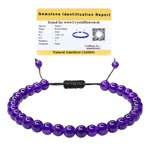 Amethyst Anklet (Without Knot)