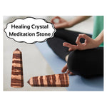 Shiva Lingam Narmada Stone Tower (3" to 4" inch)