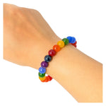 7 Chakra Quartz Bracelet (Elastic)