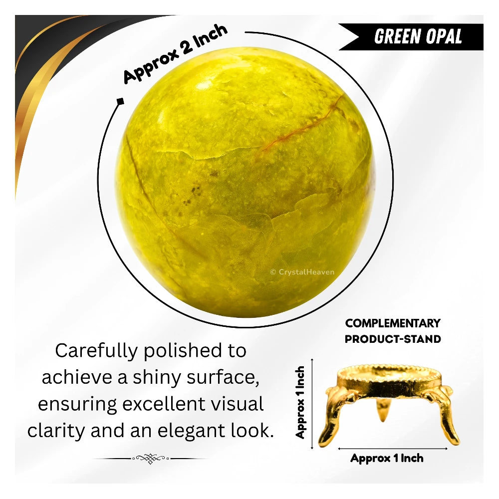 Green Opal Sphere (2 Inch)