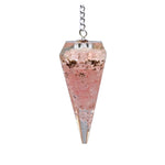 Rose Quartz Crystal Orgone Pendulum