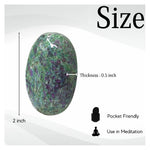 Ruby Fuchsite Palm Stone