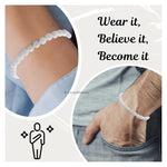 White Moonstone Healing Crystal Bracelets - 6mm Beads