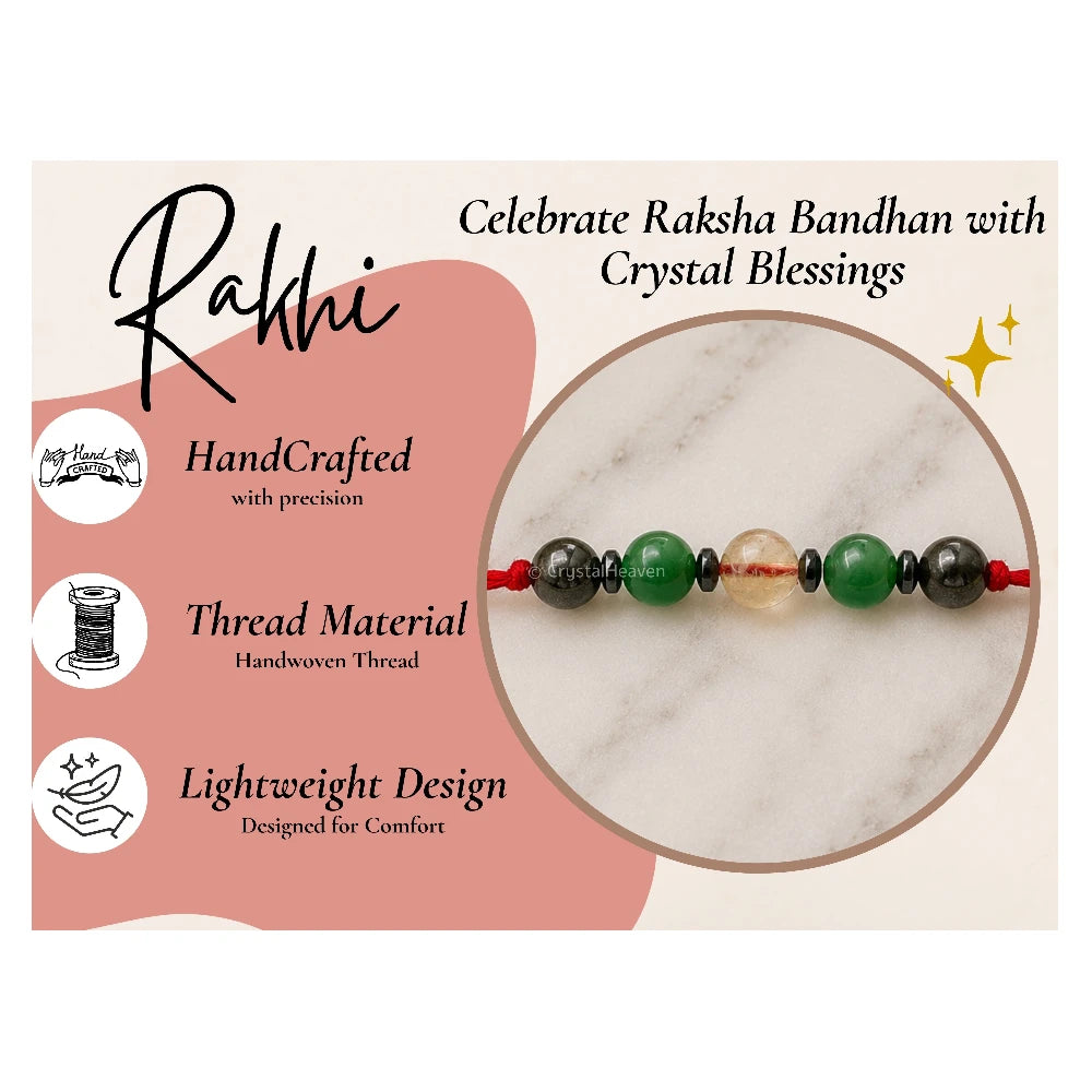 Money and Success Rakhi for Brother (Set of 10)