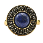 Lapis Lazuli Ring (Gold/Round)