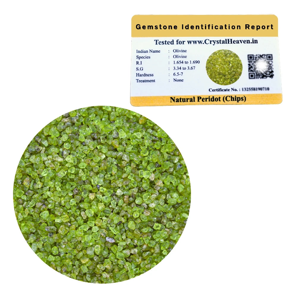 Peridot Chips (500 gram)