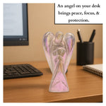 Angel Aura Rose Quartz Angel (2 Inch)