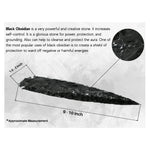 Black Obsidian Arrowhead - 9" to 10"