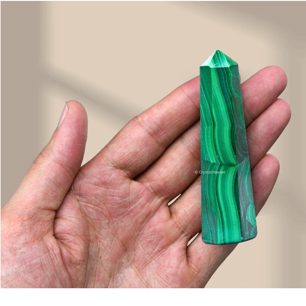 Malachite Crystal Tower (2" to 3" inch) 