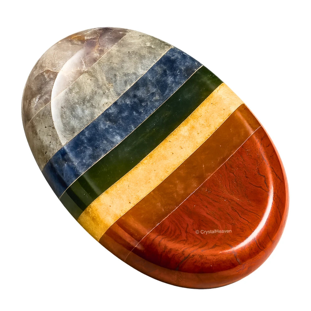 7 Chakra  Worry Stone