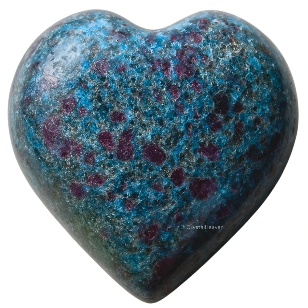 Ruby Kyanite Heart