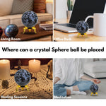 Indigo Gabbro Sphere (1.5 Inch)