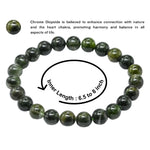 Chrome Diopside Bracelet (Elastic)