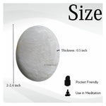 Scolecite Palm Stone (Large)