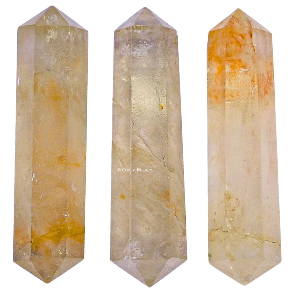 Citrine Pencil Points (Double Terminated) (Set of 3)