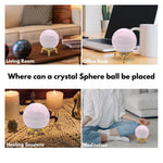 Pink Calcite Sphere (1.5 Inch)