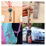 Sunstone Crystal Keychain (Tumbled)