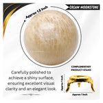 Cream Moonstone Sphere (1.5 Inch)