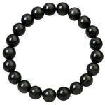 Silver Sheen Obsidian Bracelet (Elastic)