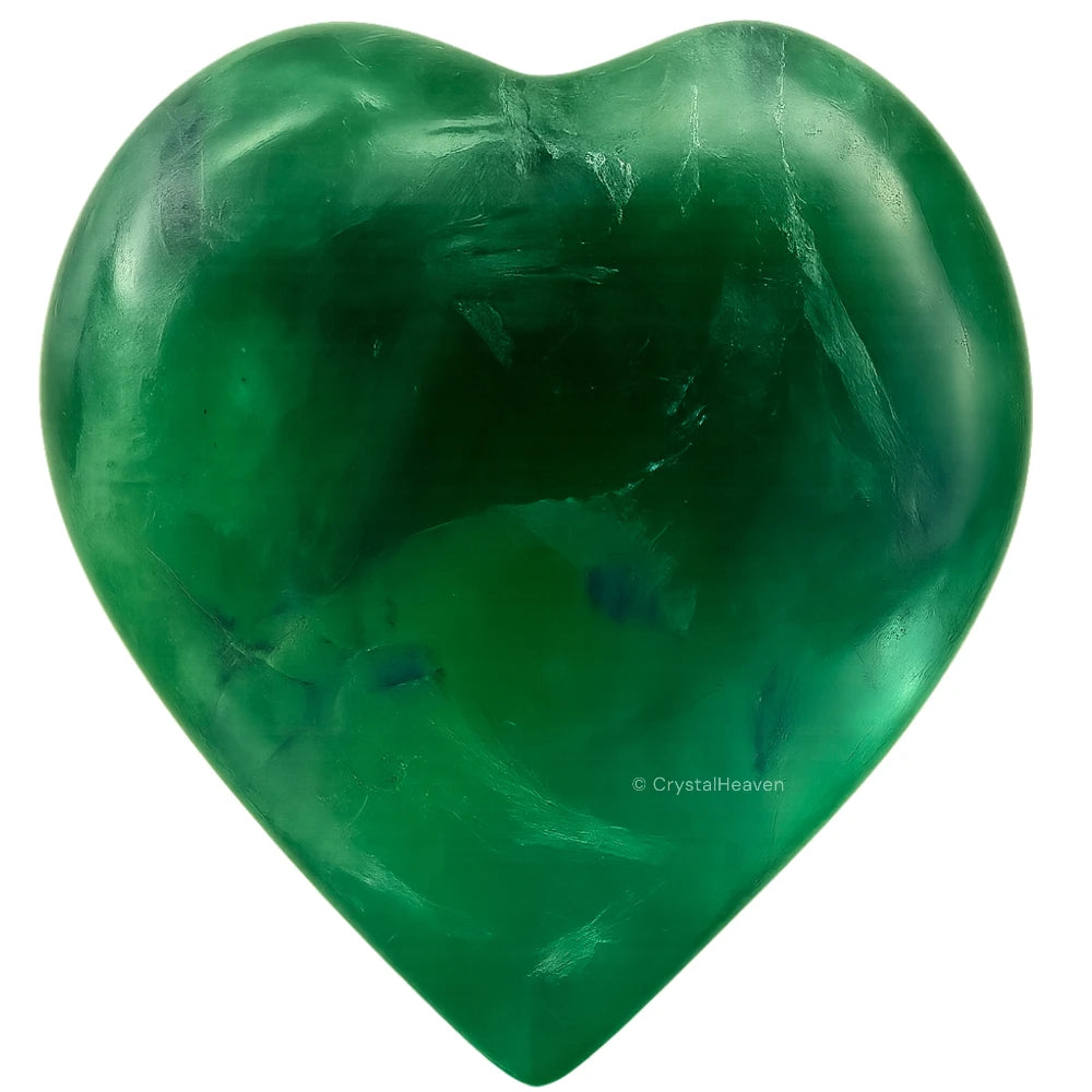 Green Fluorite Heart