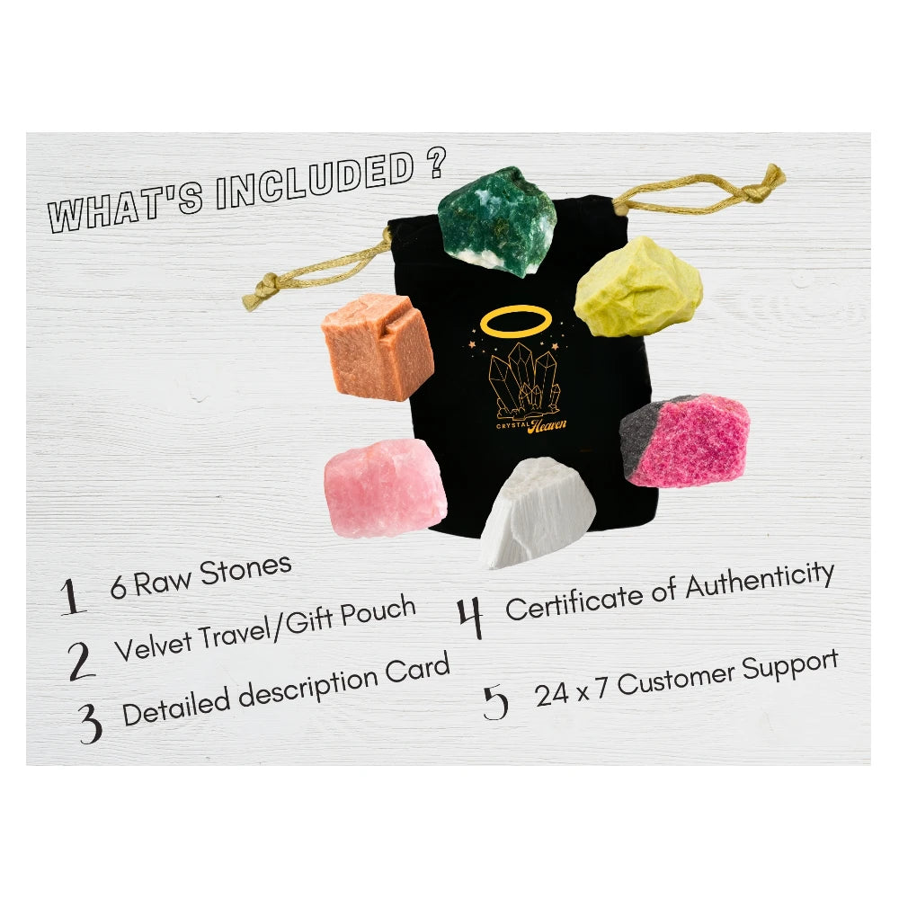 Love Raw Crystals Set