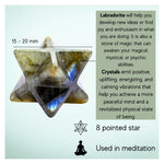 Labradorite Crystal Merkaba (15-20 mm)