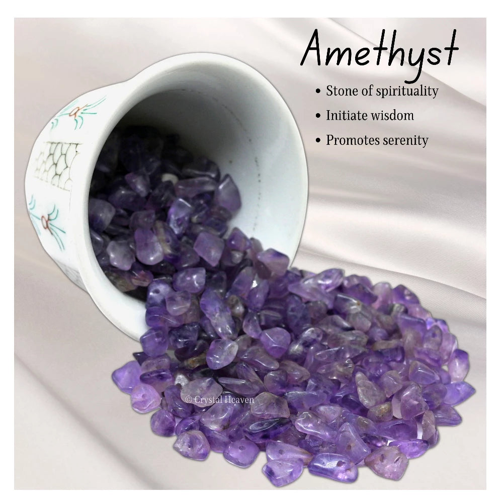 Amethyst Chips - Pre Drilled