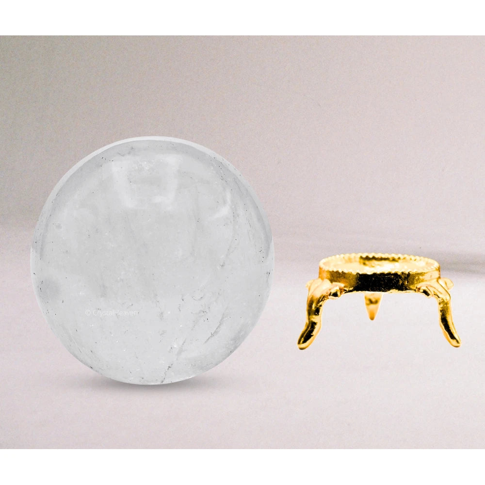 Large Clear Quartz Sphere (3 Inch)