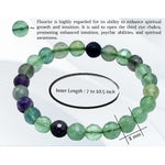 Multi Fluorite Bracelet (Faceted-Stretchable)