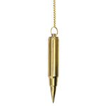 Metal Brass Pendulum - Gold 3 Piece Bullet Point (MP53)
