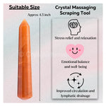 Red Aventurine Wand (Faceted)