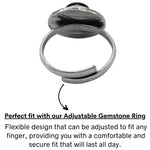 Black Onyx Ring (Silver/Round)