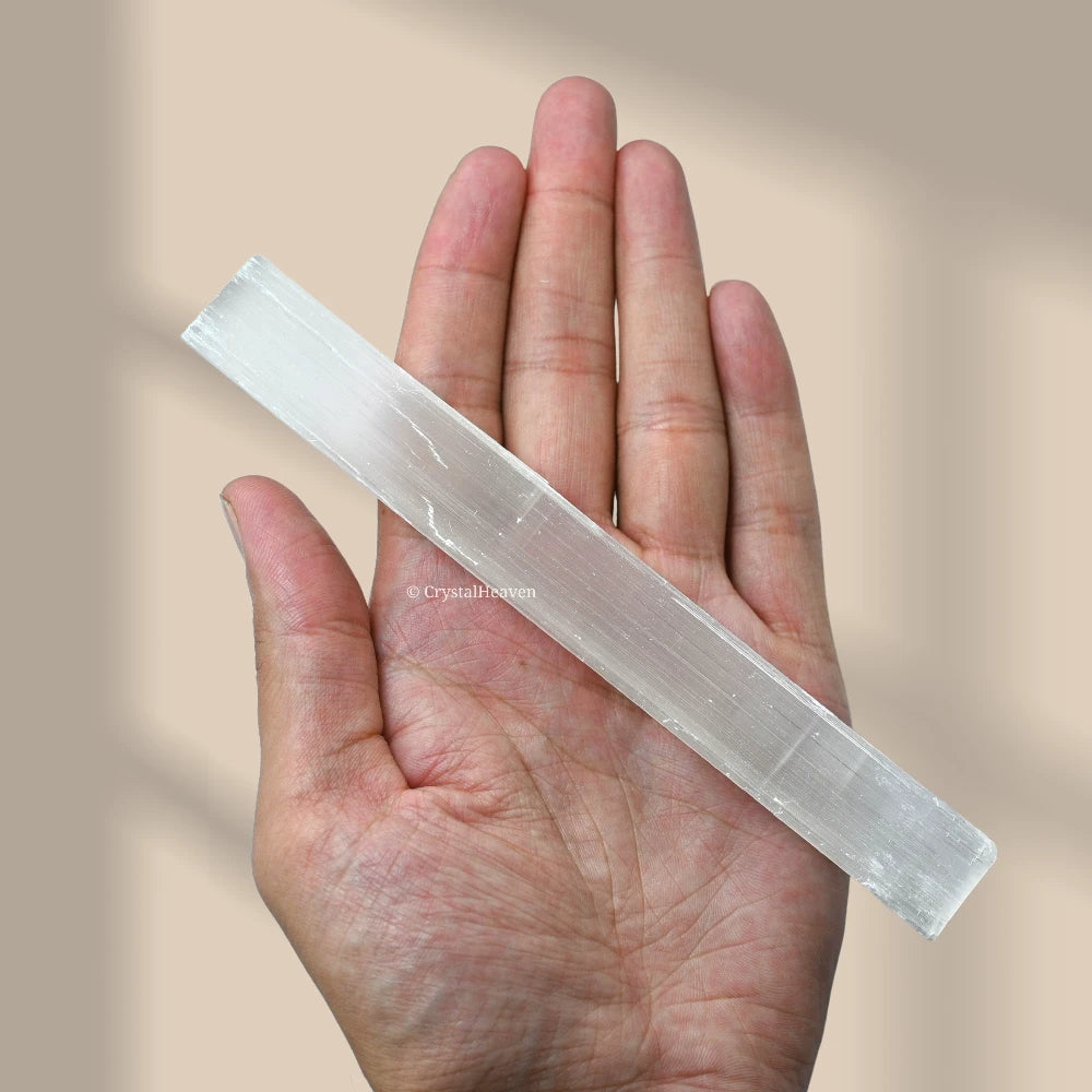 Selenite Wand Charging Plate Stick - 8" Inch (Pack of 3)